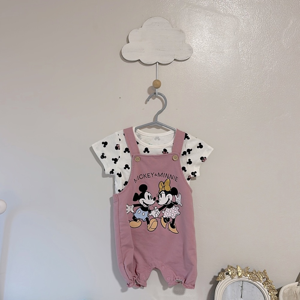 Minnie & Mickey Overalls